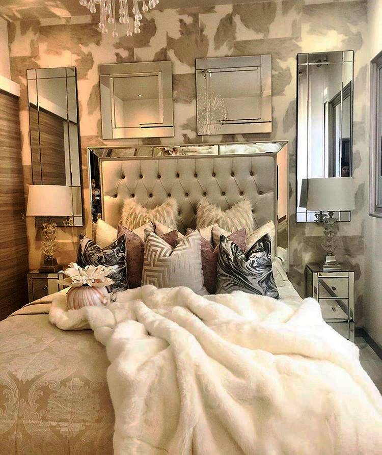 تخت خواب  پارچه ای لمسه دار