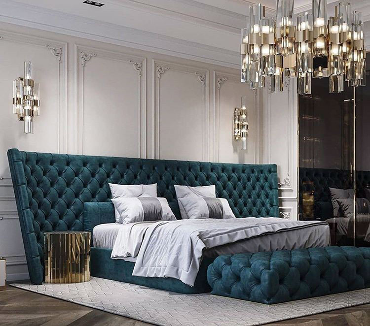 تخت خواب  پارچه ای لمسه دار