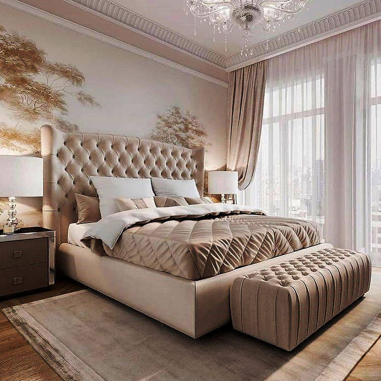 تخت خواب  پارچه ای لمسه دار