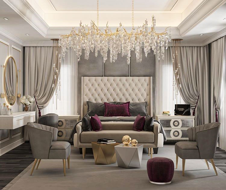 تخت خواب  پارچه ای لمسه دار