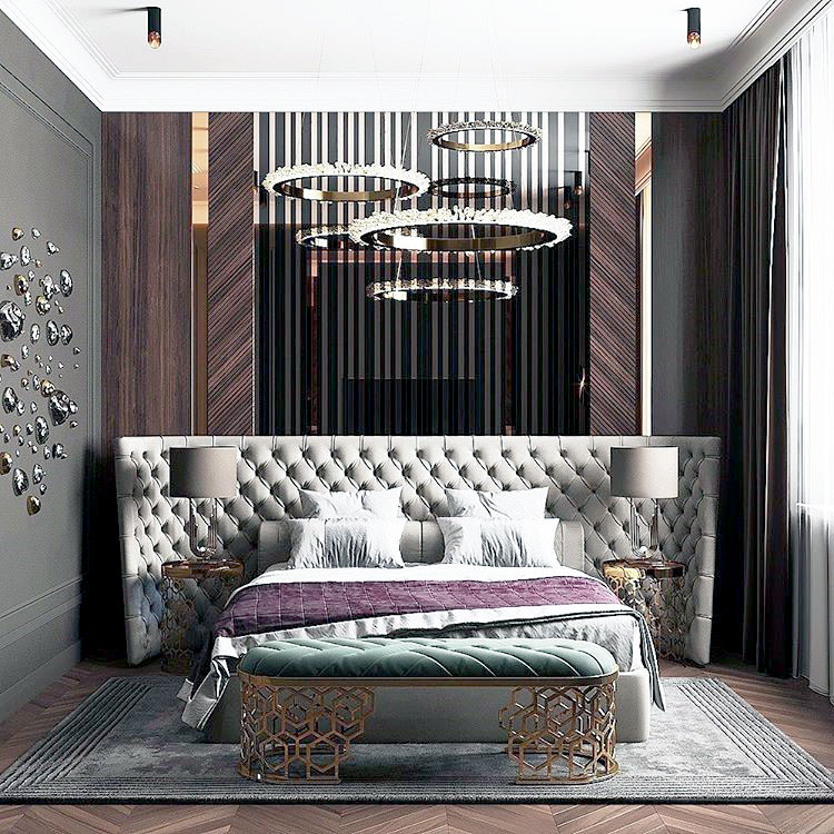 تخت خواب  پارچه ای لمسه دار