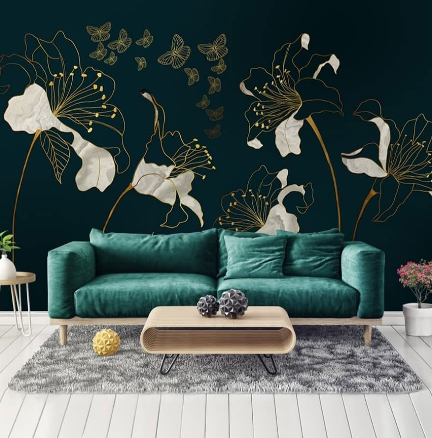 کاغذ دیواری پارچه ای