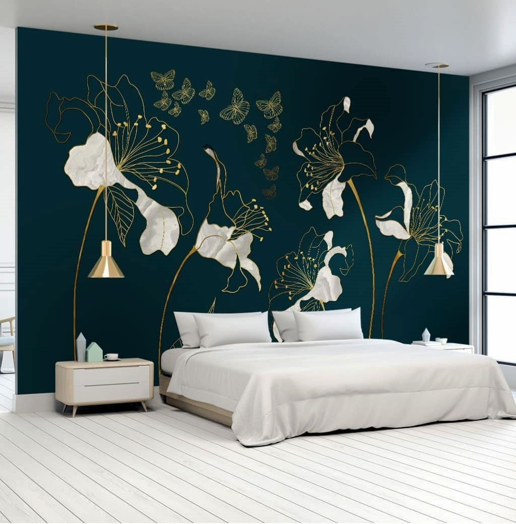 کاغذ دیواری پارچه ای