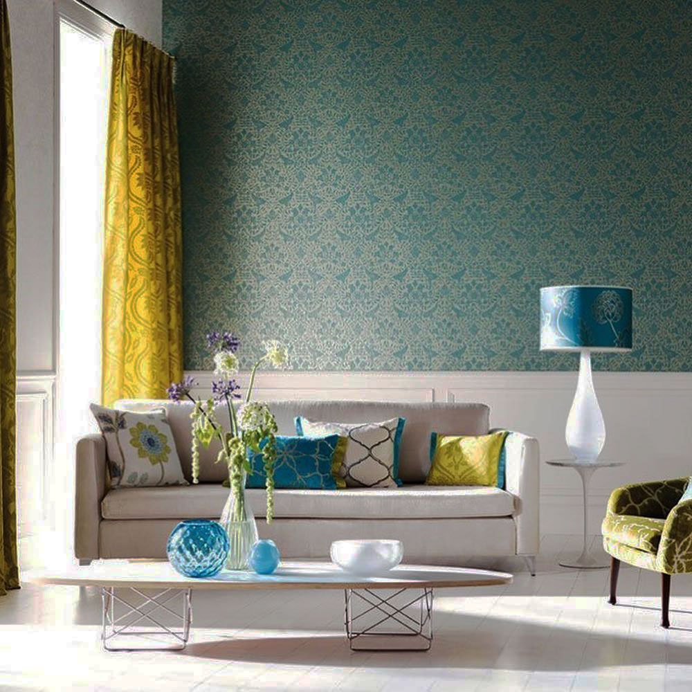 کاغذ دیواری پارچه ای